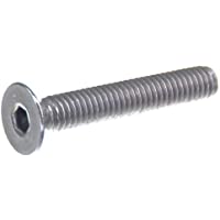 Tornillo avellanado SECCARO M4 x 25 mm- acero inoxidable V2A VA A2- DIN 7991 - ISO 10642- hexágono interior- 20 piezas